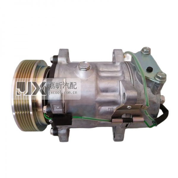 【JX28122】SANDEN SD7H15 125MM / PV6 / 12V Air Conditioning Compressor For Volvo 960, S90, V90 OE: 8601531  9137236