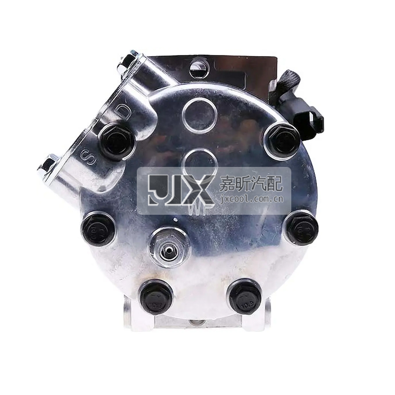 【JX39507】SANDEN SD7H15 120MM / 8PK / 12V Air Conditioning Compressor For JCB Models with New 444 Engine OE: 32008562  723242840