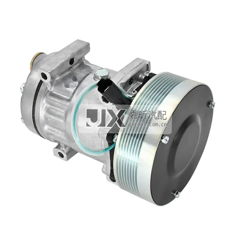 【JX42214】SANDEN SD7H15 152MM / 8PK / 24V Air Conditioning Compressor For CATERPILLAR Carter 772G 152 OE: 183-5106  75R81134