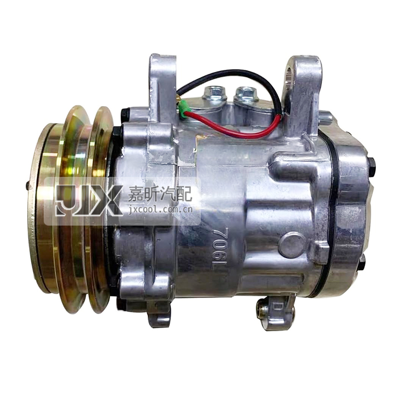 【JX41607】SD7B10 7189 110MM 1GA 12V Air Conditioning Compressor For Yanmar Excavator Tractor OE: 7189  0296712931