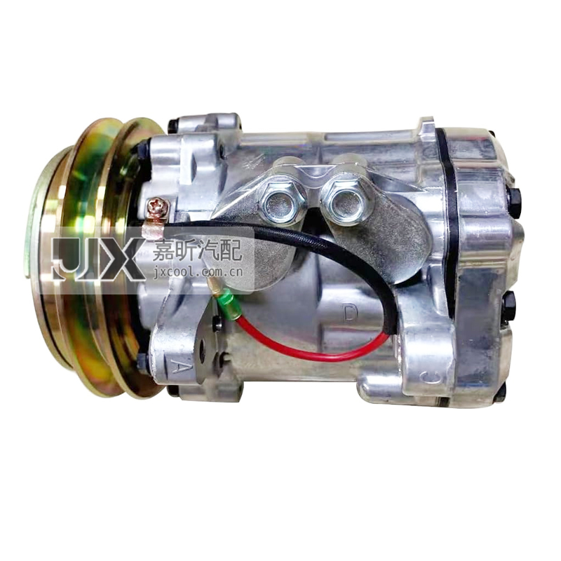 【JX41607】SD7B10 7189 110MM 1GA 12V Air Conditioning Compressor For Yanmar Excavator Tractor OE: 7189  0296712931