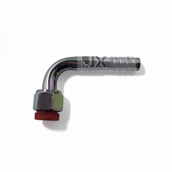 【JX72061】Auto A/C Hose Fittings #8 Female O ring 90 degree Steel, no clip