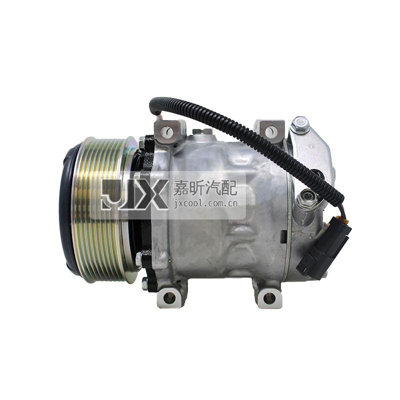 【JX40509】Air Conditioning Compressor SANDEN 7H13 PV8 120MM 12V  for JCB OE: 320/A8521, 320A8521, 50939996