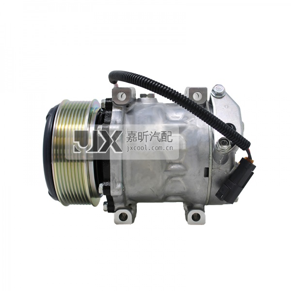 【JX40509】Air Conditioning Compressor SANDEN 7H13 PV8 120MM 12V  for JCB OE: 320/A8521, 320A8521, 50939996