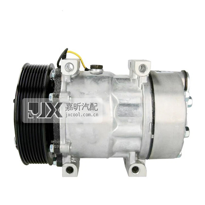 【JX26147】SANDEN SD7H15, PV8, 132MM, 24V Air Conditioning Compressor for Renault Truck Magunm 2005 OE: 5001866276, 5010563567