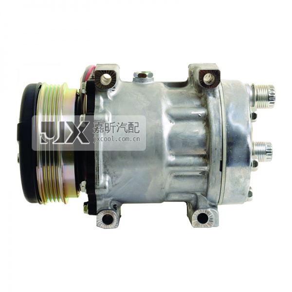 【JX41145】SD7H15, PV4, 112MM, 12V Air Conditioning Compressor for New Holland and Case agricultural machinery OE: 87519620, 8279N