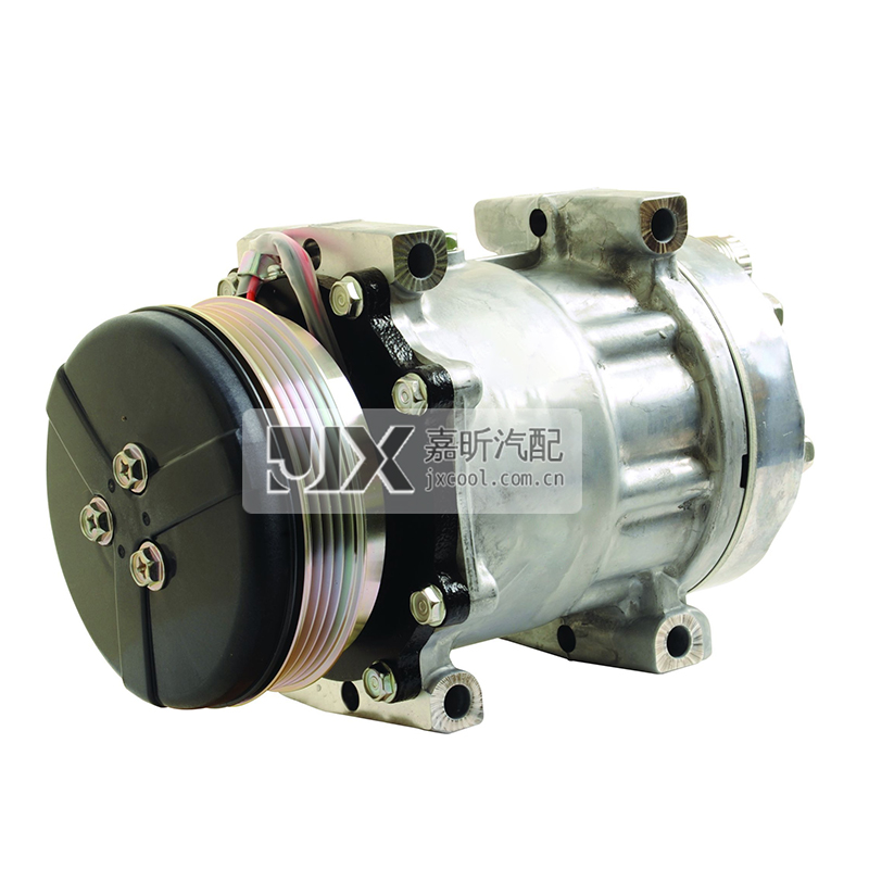 【JX41145】SD7H15, PV4, 112MM, 12V Air Conditioning Compressor for New Holland and Case agricultural machinery OE: 87519620, 8279N