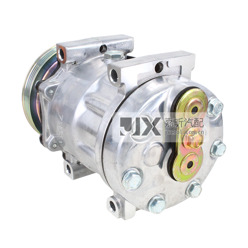 【JX41148】SD7H15, PV4, 112MM, 12V Air Conditioning Compressor for MASSEY FERGUSON 6400,7400,8400 SERIES OE: 4789035M1, 3789035M1, 3780953M1, SD7H15-8147