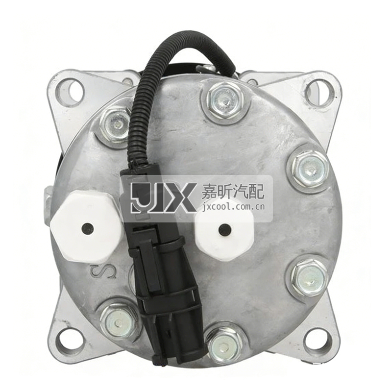 【JX41151】SD7H15, 2A, 132MM, 24V, H-O Air Conditioning Compressor for MAN F 2000 TRUCK / VOLVO OE: 51779707011, 51779707014, 51779707025, 1071995