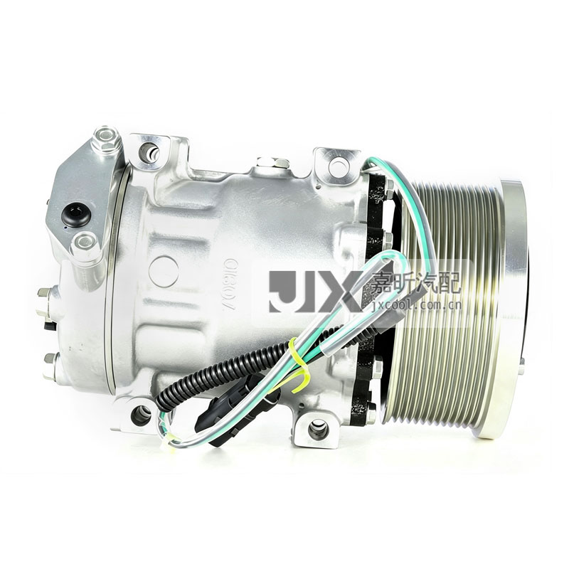 【JX41153】SD7H15 PV12 126MM 24V Air Conditioning Compressor For Caterpillar 320E 320D 329E 324E OE: 3729295
